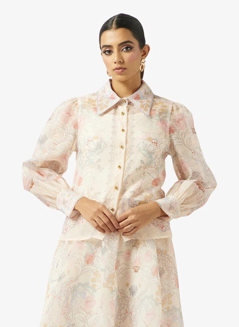 Khizana  Printed Top & Skirt Set for Women | Best Price UAE